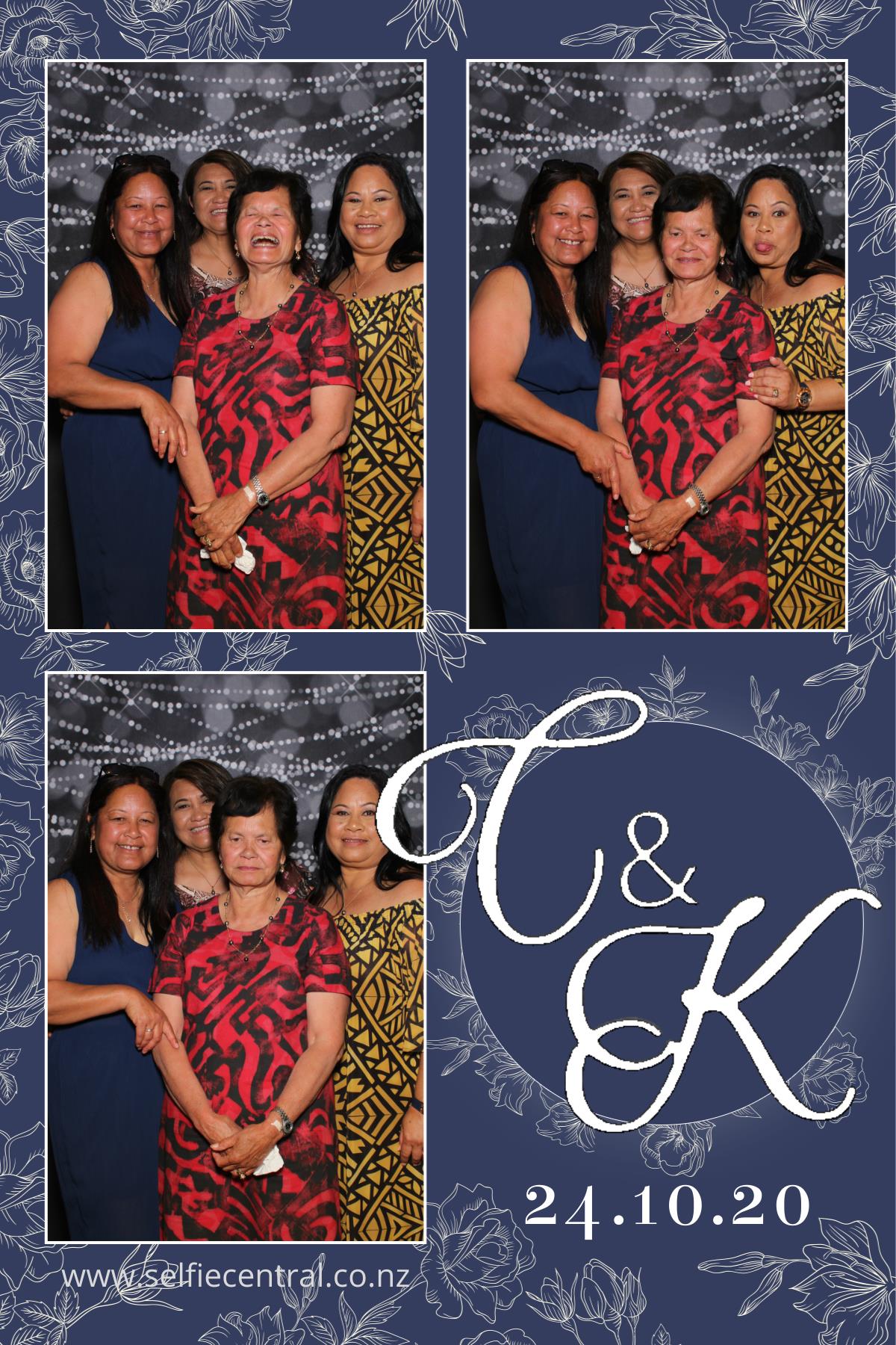 Christopher & Kataraina's wedding | View more photos from the event at gallery.photobooth.co.nz/u/SelfieCentral/Christopher-Katarainas-wedding